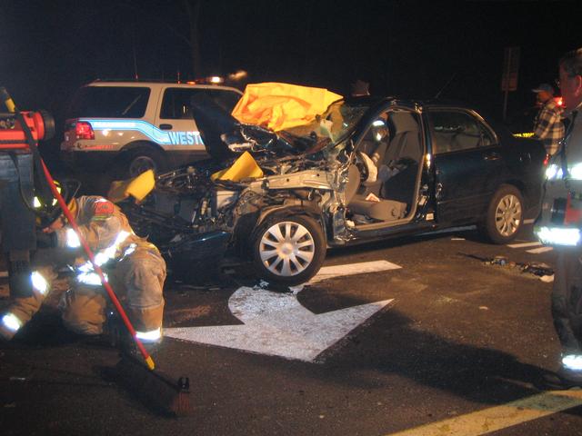 MVA with Extrication - I-684 SB Exit 4 - 01/02/08